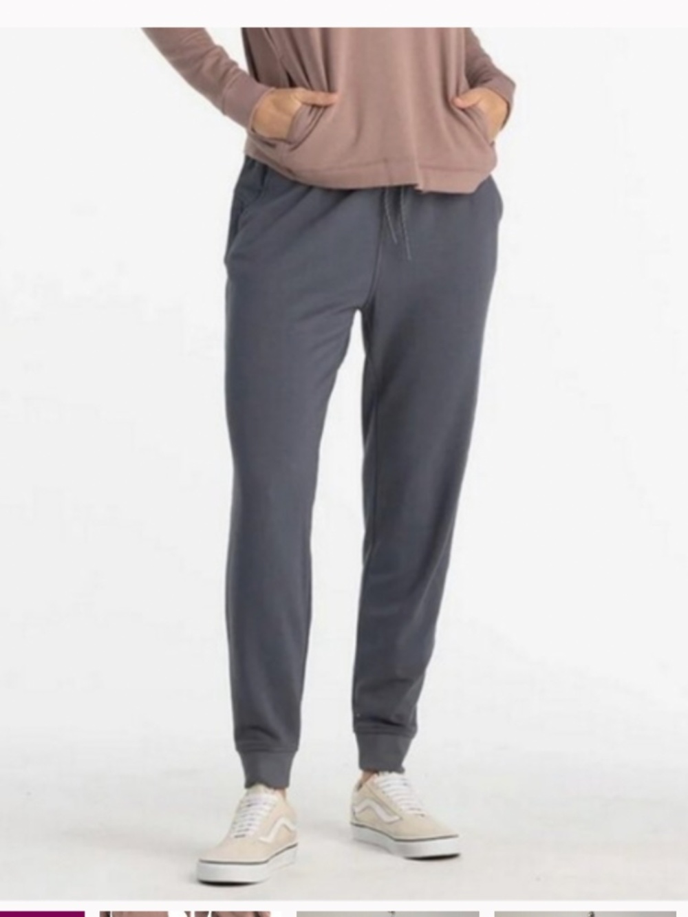 Free Fly Bamboo Lightweight Fleece Jogger Storm Cloud large